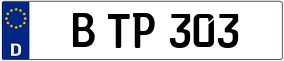 Truck License Plate